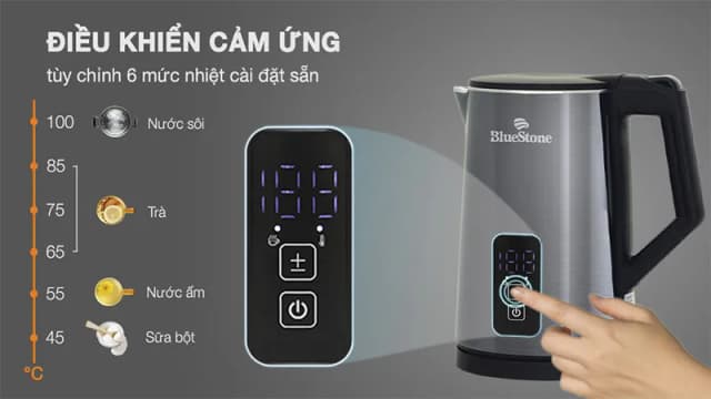 So sánh giá Bình đun siêu tốc BlueStone 1.5 lít KTB-3471 rẻ nhất? - Ảnh 9