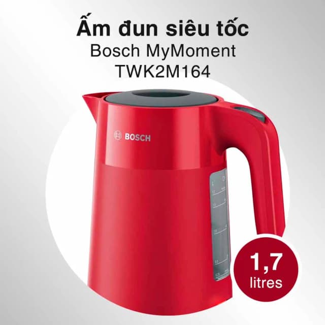 So sánh giá Bình đun siêu tốc Bosch 1.7 lít TWK2M164 rẻ nhất? - Ảnh 2