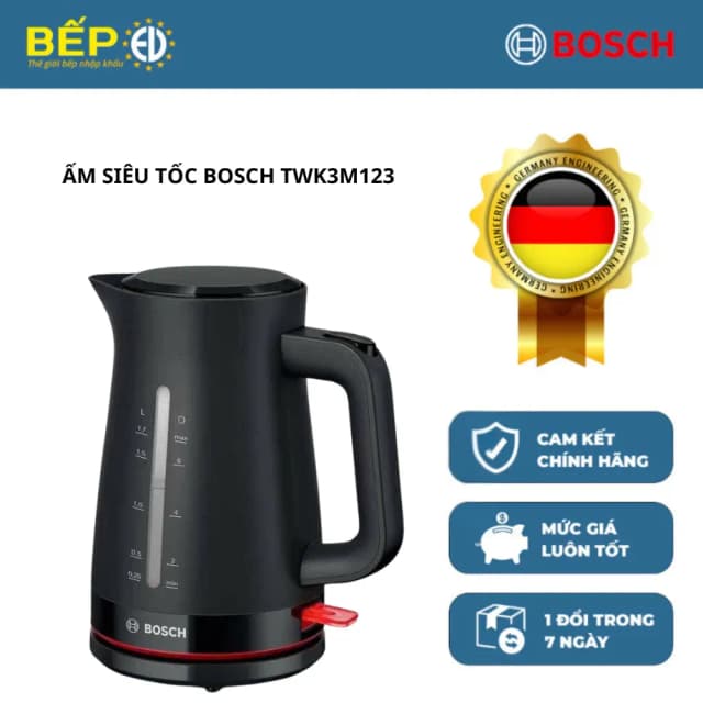 So sánh giá Bình đun siêu tốc Bosch 1.7 lít TWK3M123 rẻ nhất? - Ảnh 10