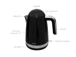 Bình đun siêu tốc Delites 1.7 lít FK-1802 - Giá rẻ nhất hôm nay - Ảnh 3