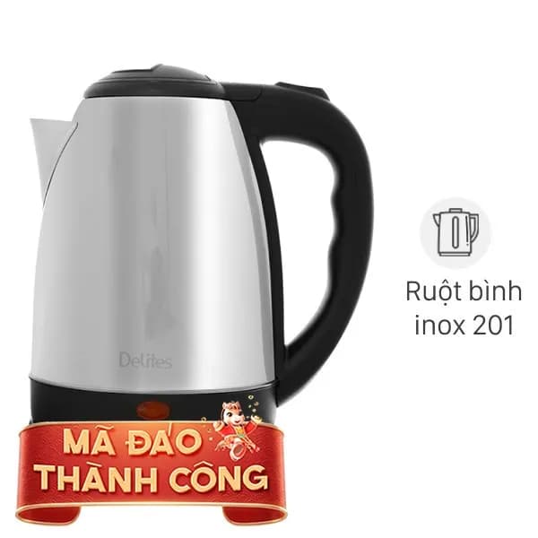 So sánh giá Bình đun siêu tốc Delites 1.8 lít ST18S04 rẻ nhất? - Ảnh 12