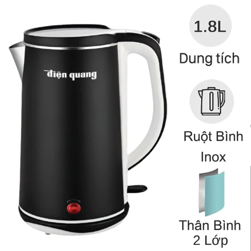 Bình đun siêu tốc Điện Quang 1.7 lít ĐQ EKT17 2017 W - Giá rẻ nhất hôm nay - Ảnh 16