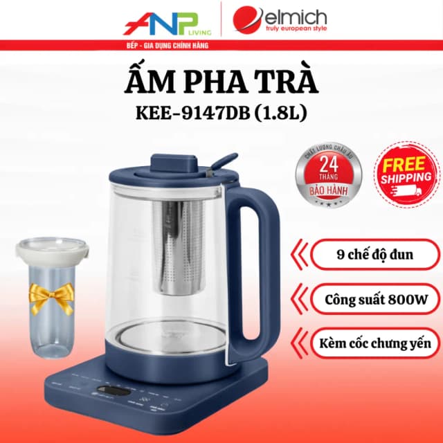 So sánh giá Bình đun siêu tốc Elmich 1.8 lít KEE-9147PG rẻ nhất? - Ảnh 4