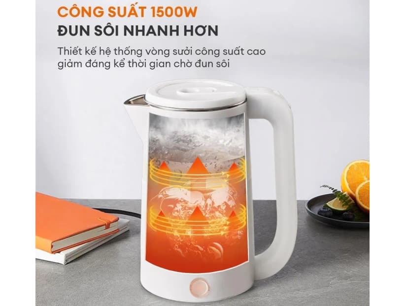 Bình đun siêu tốc Gaabor 2 lít EK-20M01A - Giá rẻ nhất hôm nay - Ảnh 11