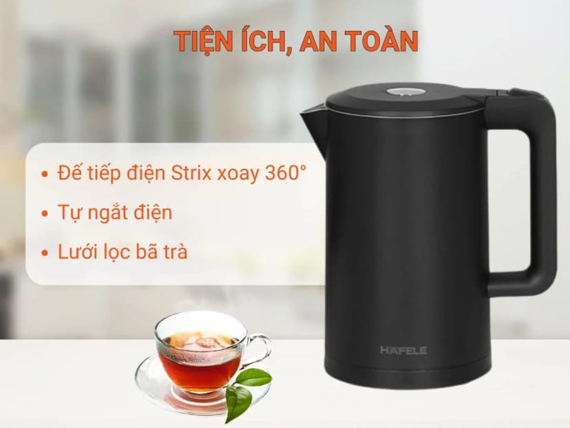 So sánh giá Bình đun siêu tốc Hafele 1.7 lít HS-K1705DB (535.43.548) - Tìm sản phẩm giá rẻ nhất - Ảnh 19