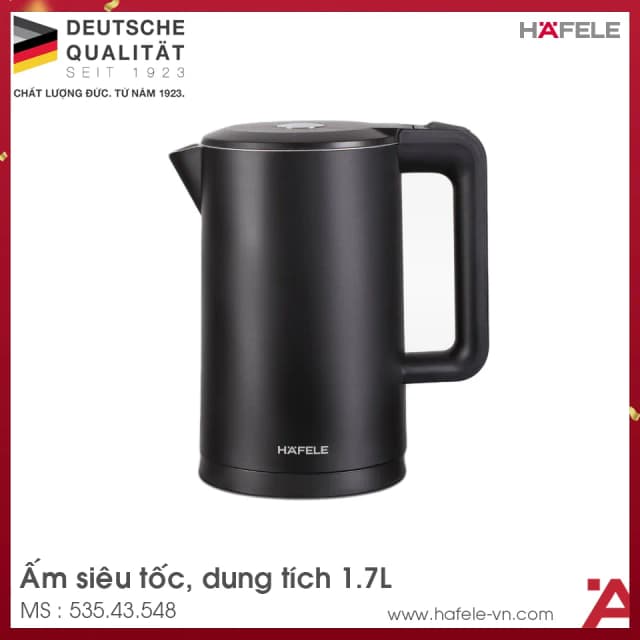 So sánh giá Bình đun siêu tốc Hafele 1.7 lít HS-K1705DB (535.43.548) rẻ nhất? - Ảnh 5