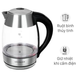Bình đun siêu tốc Lock&Lock 1.8 lít EJK256BLK