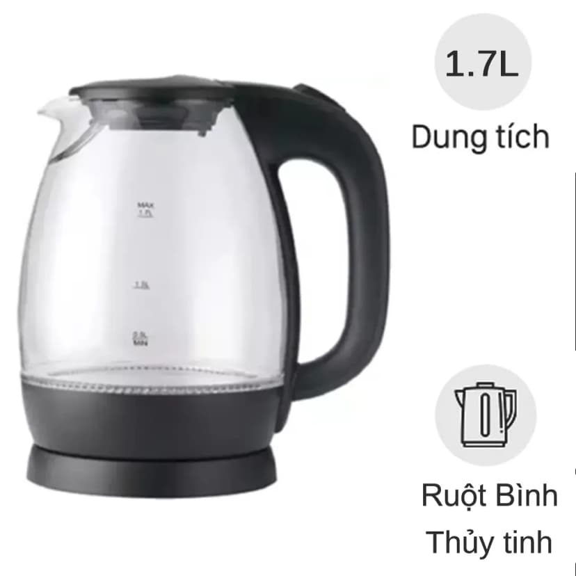 So sánh giá Bình đun siêu tốc Lock&Lock 1.8 lít EJK256BLK - Tìm sản phẩm giá rẻ nhất - Ảnh 9