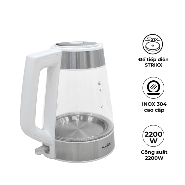 Bình đun siêu tốc Magic Eco 1.7 lít AC-44 - Ảnh 4