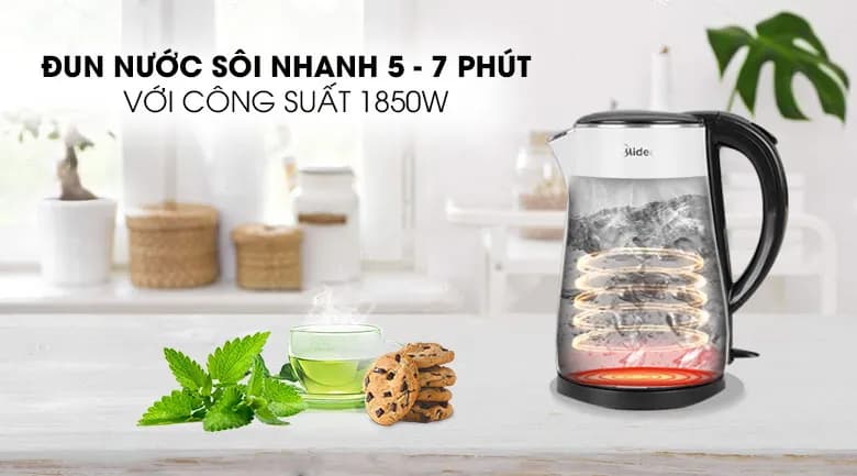 So sánh giá Bình đun siêu tốc Midea 1.7 lít MK-17DS - Tìm sản phẩm giá rẻ nhất - Ảnh 8