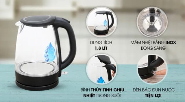 Top 1 so sánh giá Bình đun siêu tốc Midea 1.8 lít MK-18GC - Tìm sản phẩm giá rẻ nhất - Ảnh 16