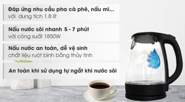 Top 1 so sánh giá Bình đun siêu tốc Midea 1.8 lít MK-18GC - Tìm sản phẩm giá rẻ nhất - Ảnh 9