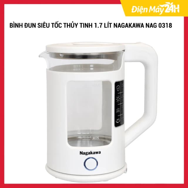 Top 1 so sánh giá Bình đun siêu tốc Nagakawa 1.6 lít NKT2615 - Tìm sản phẩm giá rẻ nhất - Ảnh 19