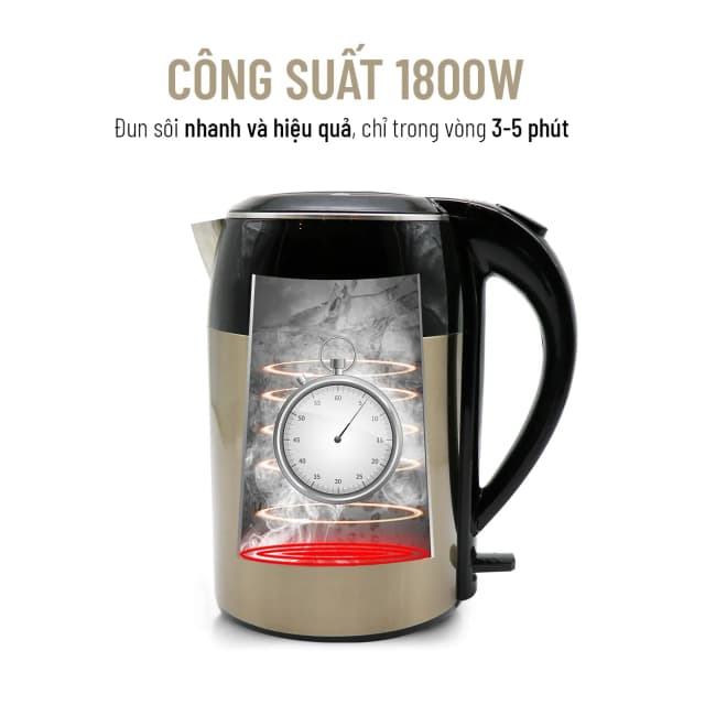 Top 1 so sánh giá Bình đun siêu tốc Nagakawa 1.6 lít NKT2615 - Tìm sản phẩm giá rẻ nhất - Ảnh 36