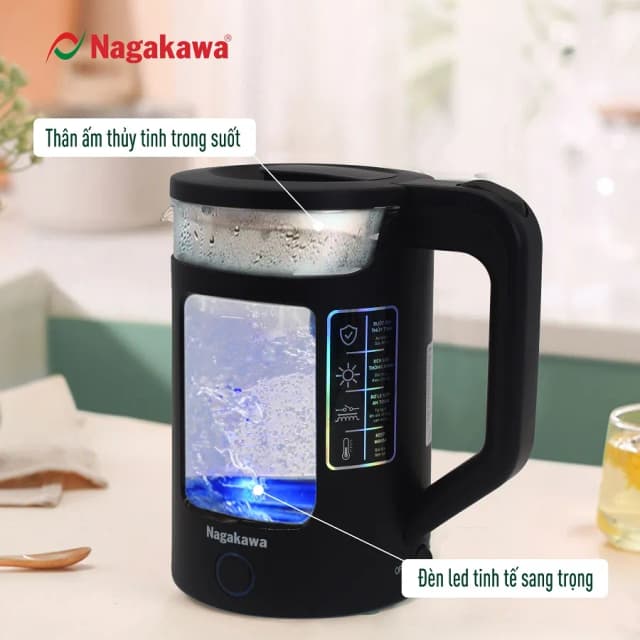 Top 1 so sánh giá Bình đun siêu tốc Nagakawa 1.6 lít NKT2615 - Tìm sản phẩm giá rẻ nhất - Ảnh 45