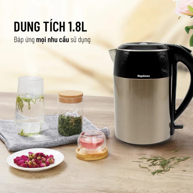 Top 1 so sánh giá Bình đun siêu tốc Nagakawa 1.6 lít NKT2615 - Tìm sản phẩm giá rẻ nhất - Ảnh 46