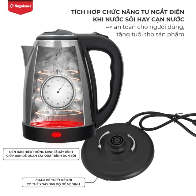 Top 1 so sánh giá Bình đun siêu tốc Nagakawa 1.6 lít NKT2615 - Tìm sản phẩm giá rẻ nhất - Ảnh 59