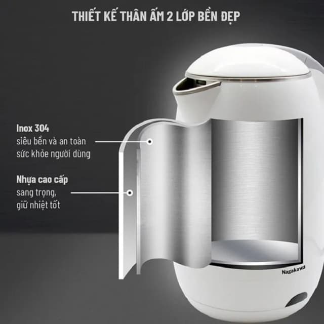 Top 1 so sánh giá Bình đun siêu tốc Nagakawa 1.6 lít NKT2615 - Tìm sản phẩm giá rẻ nhất - Ảnh 62