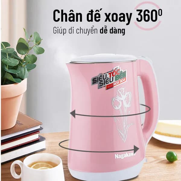 Top 1 so sánh giá Bình đun siêu tốc Nagakawa 1.6 lít NKT2615 - Tìm sản phẩm giá rẻ nhất - Ảnh 77