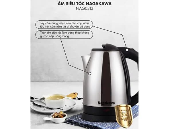 Top 1 so sánh giá Bình đun siêu tốc Nagakawa 1.6 lít NKT2615 - Tìm sản phẩm giá rẻ nhất - Ảnh 79
