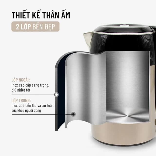 Top 1 so sánh giá Bình đun siêu tốc Nagakawa 1.6 lít NKT2615 - Tìm sản phẩm giá rẻ nhất - Ảnh 91