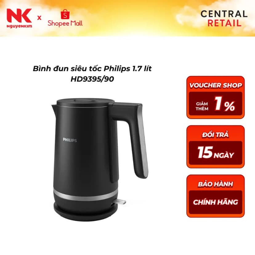 So sánh giá Bình đun siêu tốc Philips 1.7 lít HD9395/90 - Tìm sản phẩm giá rẻ nhất - Ảnh 16