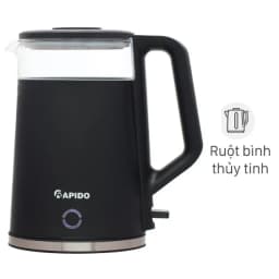 Bình đun siêu tốc Rapido 1.8 lít RK1816-G