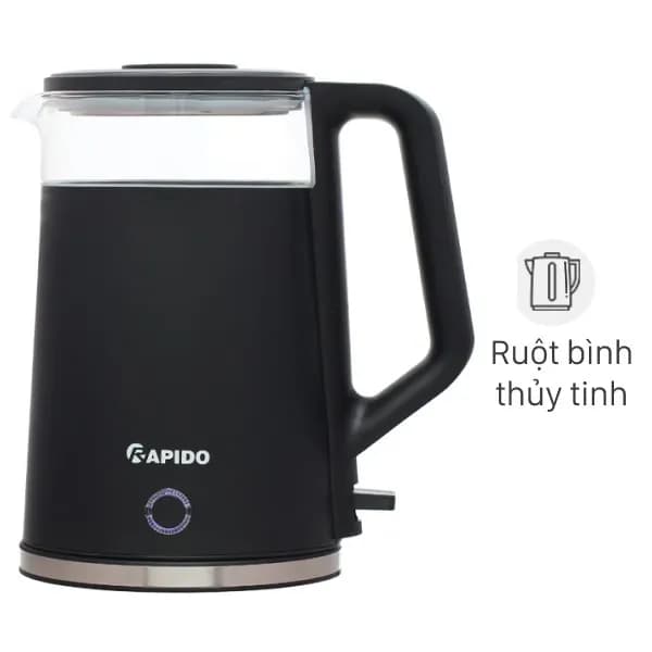 Bình đun siêu tốc Rapido 1.8 lít RK1816-G - Ảnh 7
