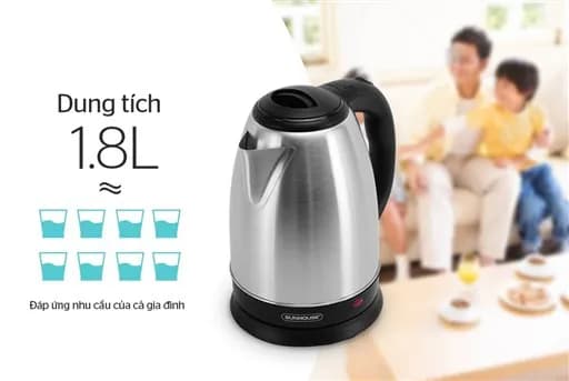 So sánh giá Bình đun siêu tốc Sunhouse 1.8 lít SHD1184 rẻ nhất? - Ảnh 13