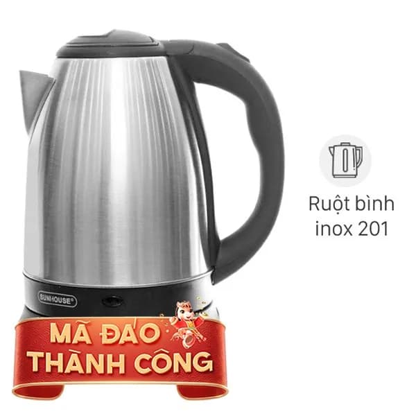 So sánh giá Bình đun siêu tốc Sunhouse 1.8 lít SHD1184 rẻ nhất? - Ảnh 17