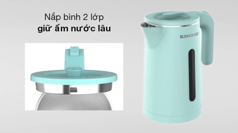 Bình đun siêu tốc Sunhouse 1 lít SHD1373 - Giá rẻ nhất hôm nay - Ảnh 11