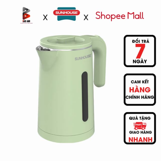 Top 1 so sánh giá Bình đun siêu tốc Sunhouse 1.8 lít SHD1220 - Tìm sản phẩm giá rẻ nhất - Ảnh 17