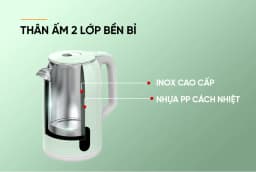 Bình đun siêu tốc Sunhouse 2.8 lít SHD1364 - Giá rẻ nhất hôm nay - Ảnh 8