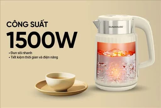 So sánh giá Bình đun siêu tốc Sunhouse 2 lít SHD1393 rẻ nhất? - Ảnh 6