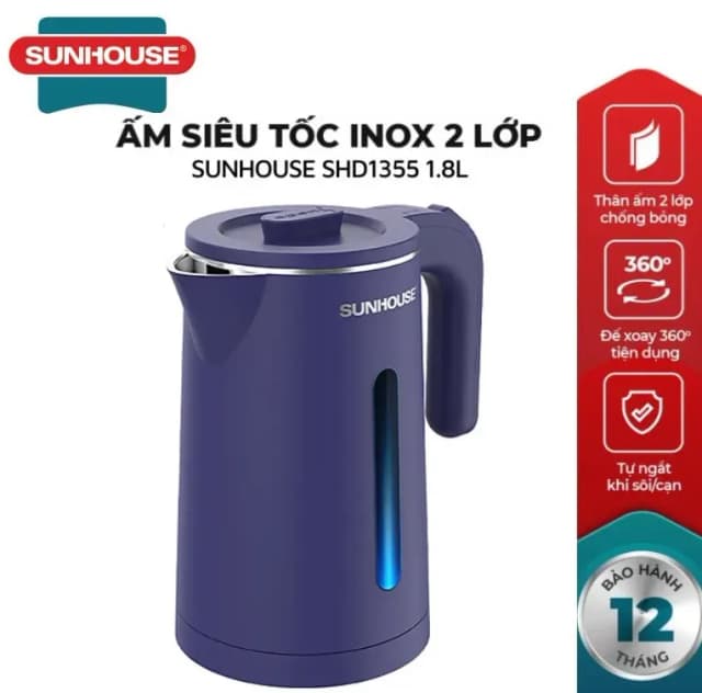 So sánh giá Bình đun siêu tốc Sunhouse 2 lít SHD1395 rẻ nhất? - Ảnh 14