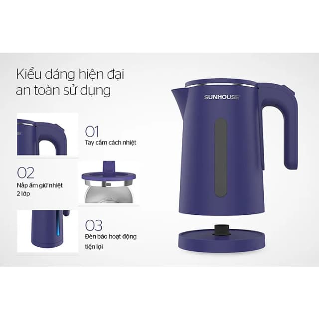 So sánh giá Bình đun siêu tốc Sunhouse 2 lít SHD1395 rẻ nhất? - Ảnh 17