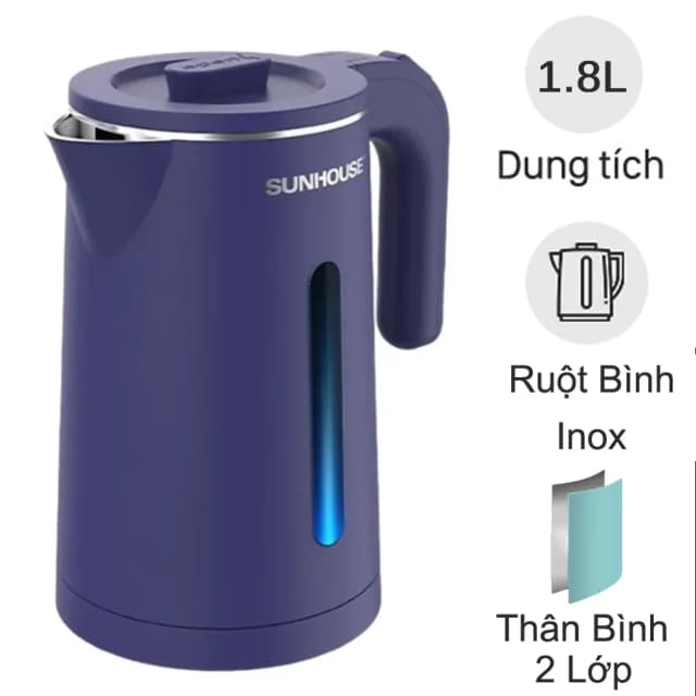 So sánh giá Bình đun siêu tốc Sunhouse 2 lít SHD1395 rẻ nhất? - Ảnh 6