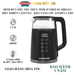 So sánh giá Bình đun siêu tốc Sunhouse Mama 1.7 lít SHD1333 - Tìm sản phẩm giá rẻ nhất - Ảnh 6