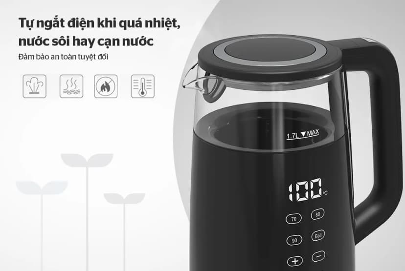 So sánh giá Bình đun siêu tốc Sunhouse Mama 1.7 lít SHD1333 - Tìm sản phẩm giá rẻ nhất - Ảnh 7