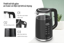 So sánh giá Bình đun siêu tốc Sunhouse Mama 1.7 lít SHD1333 - Tìm sản phẩm giá rẻ nhất - Ảnh 10