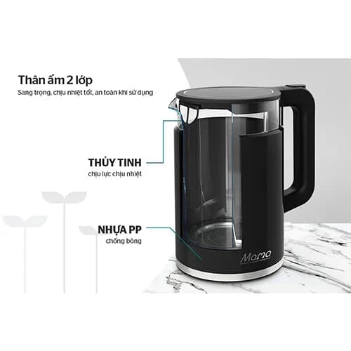 So sánh giá Bình đun siêu tốc Sunhouse Mama 1 lít SHD1332 rẻ nhất? - Ảnh 20