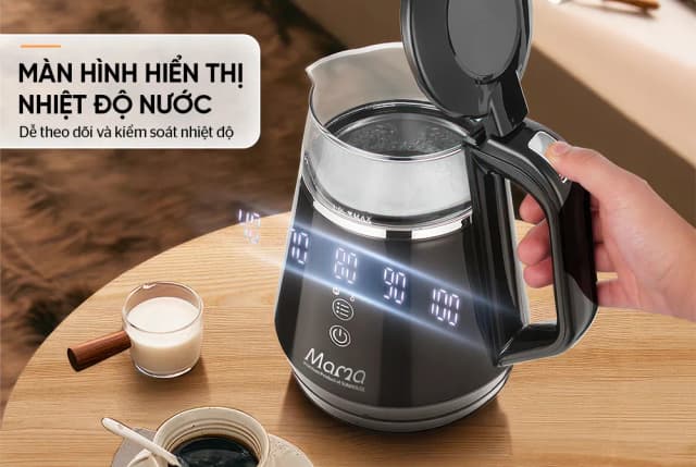 So sánh giá Bình đun siêu tốc Sunhouse Mama 1 lít SHD1332 rẻ nhất? - Ảnh 8