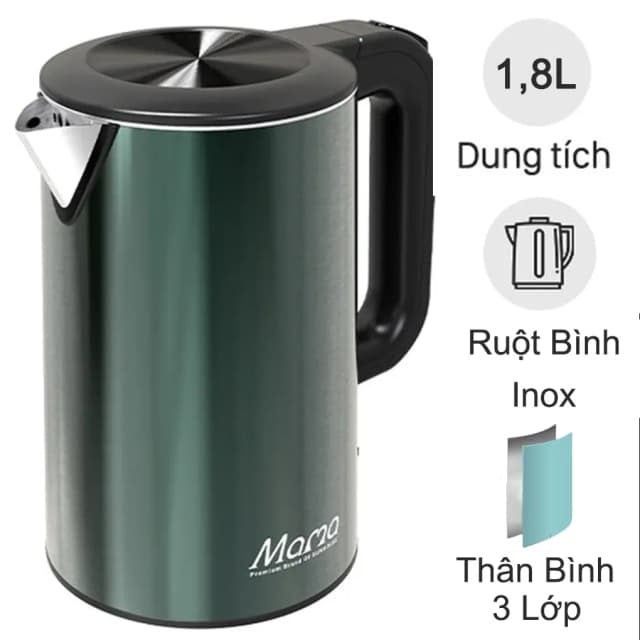 So sánh giá Bình đun siêu tốc Sunhouse Mama 1.8 lít SHD1389 rẻ nhất? - Ảnh 8
