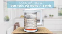 Bình đun siêu tốc Sunhouse Mama 1.7 lít SHD1386 Trắng - Giá rẻ nhất hôm nay - Ảnh 3