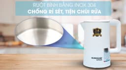 Bình đun siêu tốc Sunhouse Mama 1.7 lít SHD1386 Trắng - Giá rẻ nhất hôm nay - Ảnh 5