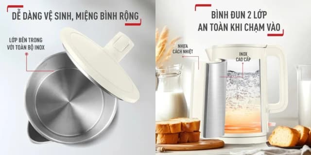 So sánh giá Bình đun siêu tốc Tefal 1.5 lít KO140AE0 rẻ nhất? - Ảnh 18
