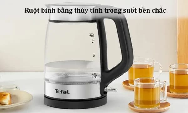 So sánh giá Bình đun siêu tốc Tefal 1.7 lít KI605830 rẻ nhất? - Ảnh 10