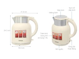 So sánh giá Bình đun siêu tốc Tefal 1.9 lít KO190AE0 - Tìm sản phẩm giá rẻ nhất - Ảnh 3