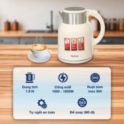 So sánh giá Bình đun siêu tốc Tefal 1.9 lít KO190AE0 - Tìm sản phẩm giá rẻ nhất - Ảnh 10
