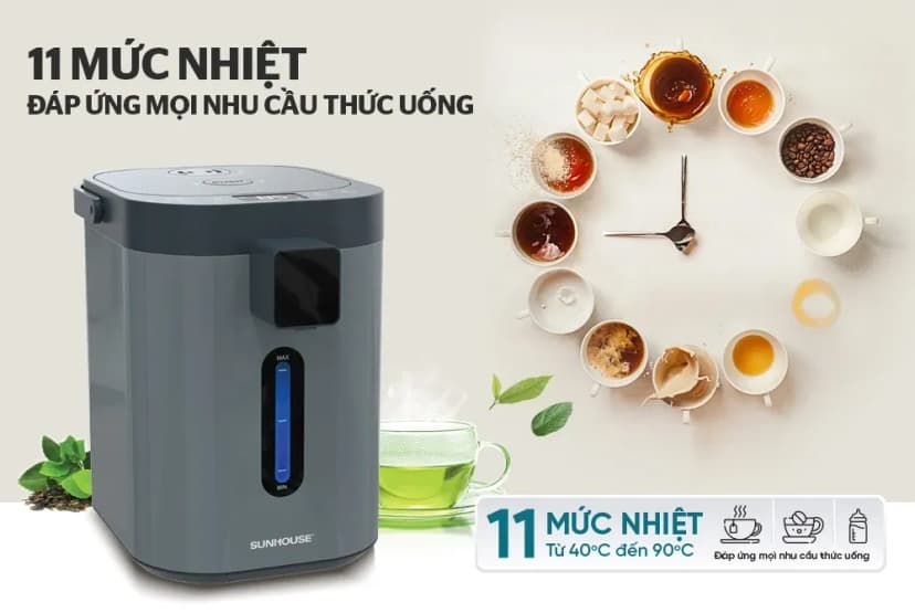 So sánh giá Bình thủy điện Sunhouse SHD1440 3.2 lít - Tìm sản phẩm giá rẻ nhất - Ảnh 7